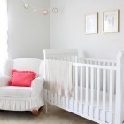 decoracion habitacion bebe en color blanco