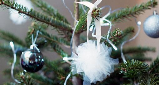 Idea fácil para hacer adornos navideños para el árbol
